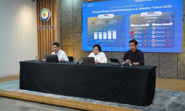 Ekspor perikanan surplus USD4,53 pada triwulan ke-3, udang tetap jadi andalan