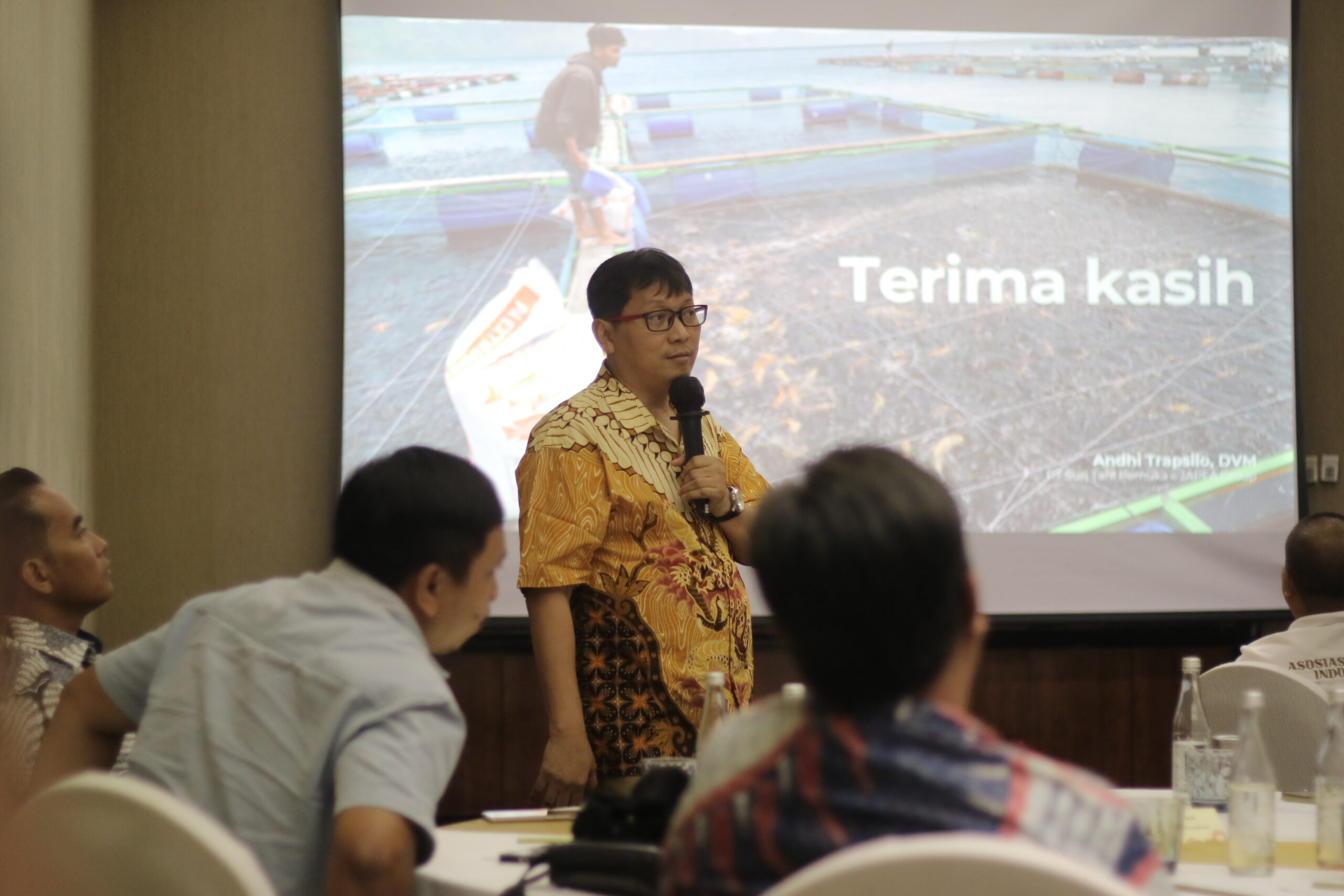 Konsultan Teknis Akuakultur USSEC untuk Asia Tenggara, Pamudi.
