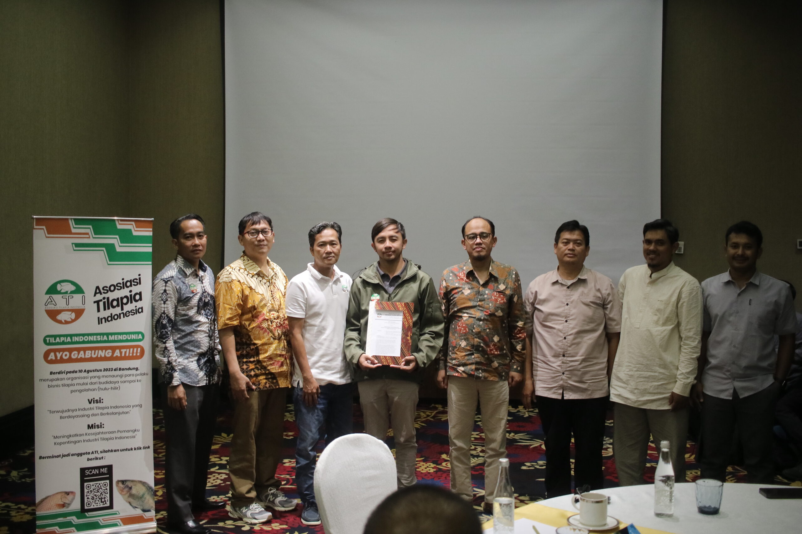 Pengukuhan pengurus DPC ATI Bandung Raya periode 2026-2031. ©Asep Bulkini